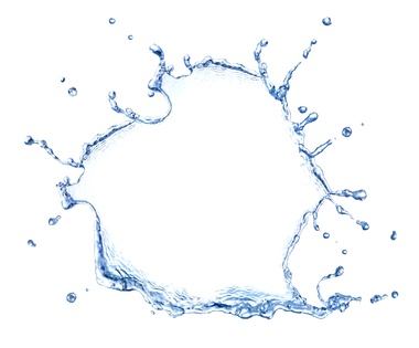 water splash drop blue liquid